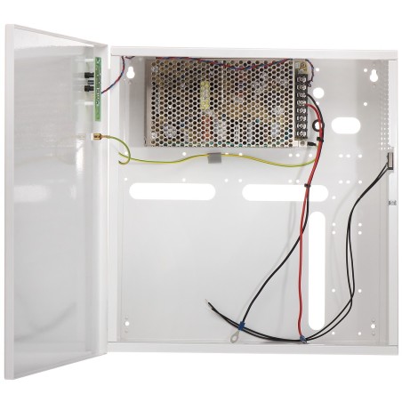 Sursă alimentare 12V/10A cu backup și cutie metalică (spațiu acumulator 17Ah) - 1 Sursă alimentare 12V/10A cu backup și cutie metalică (spațiu acumulator 17Ah) - 1