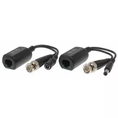 Set video balun 8 mpix +alimentare intrare UTP RJ45 TR-1RJ - 1