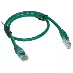 Patchcord UTP Cat.5 verde - 0.5m - 1