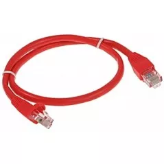 Patchcord UTP Cat.5 roșu - 0.5m - 1