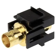 Cuplă modulară BNC mamă-mamă Keystone FX-BNC1 (negru)  - 1