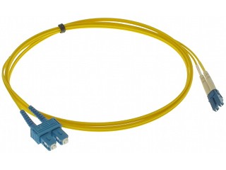 Patchcord singlemode duplex LC - duplex SC 2 m