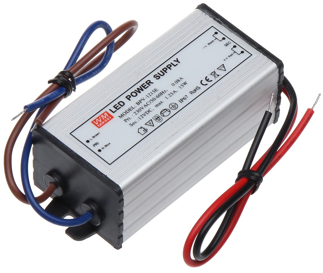 Sursă alimentare LED 12V 1.25A (etanșă IP67)