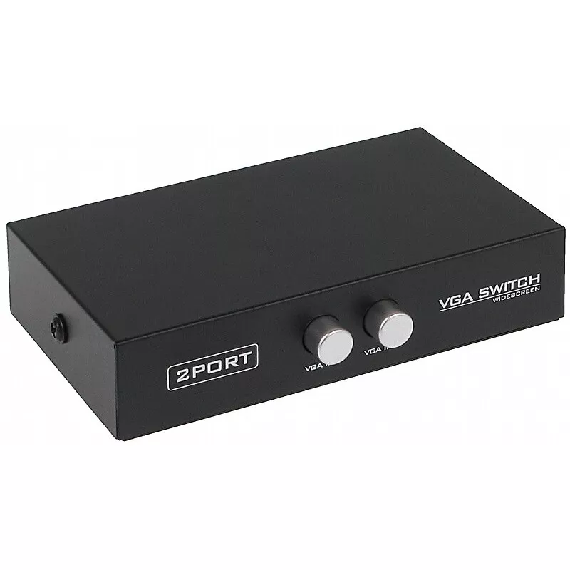 Comutator/switch sursă VGA 2 intrări suportă SVGA, XGA, SXGA - 1 Comutator/switch sursă VGA 2 intrări suportă SVGA, XGA, SXGA - 1
