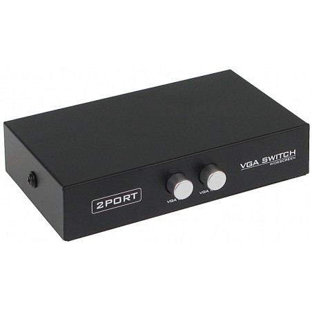 Comutator/switch sursă VGA 2 intrări suportă SVGA, XGA, SXGA  - 1