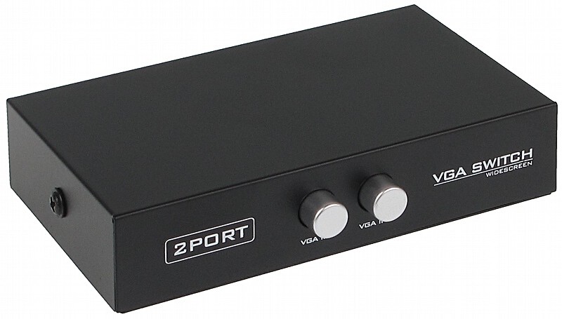 Comutator/switch sursă VGA 2 intrări suportă SVGA, XGA, SXGA