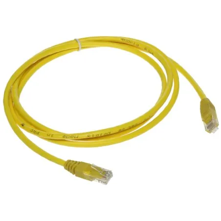 Patchcord UTP Cat.5 galben - 1.8m  - 1