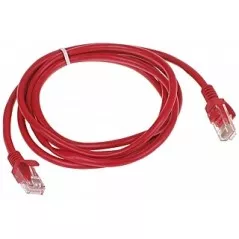 Patchcord UTP Cat.5 roșu - 1.8m - 1