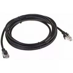 Patchcord UTP Cat.5 negru - 3m - 1
