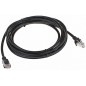 Patchcord UTP Cat.5 negru - 3m