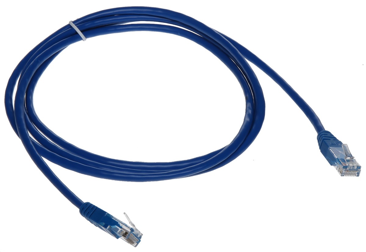 Patchcord UTP Cat.5 albastru - 1.8m
