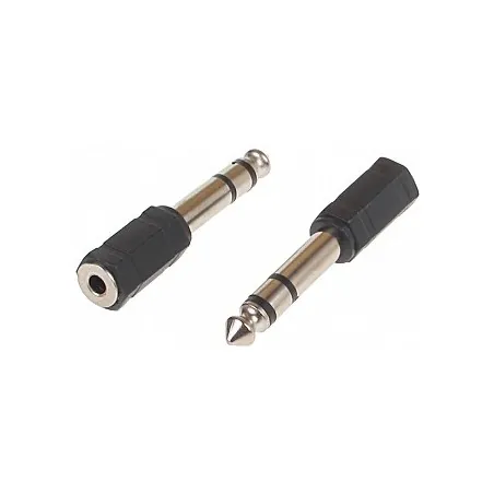 Adaptor cuplă jack tată 6.3 - jack mamă 3.5   - 1