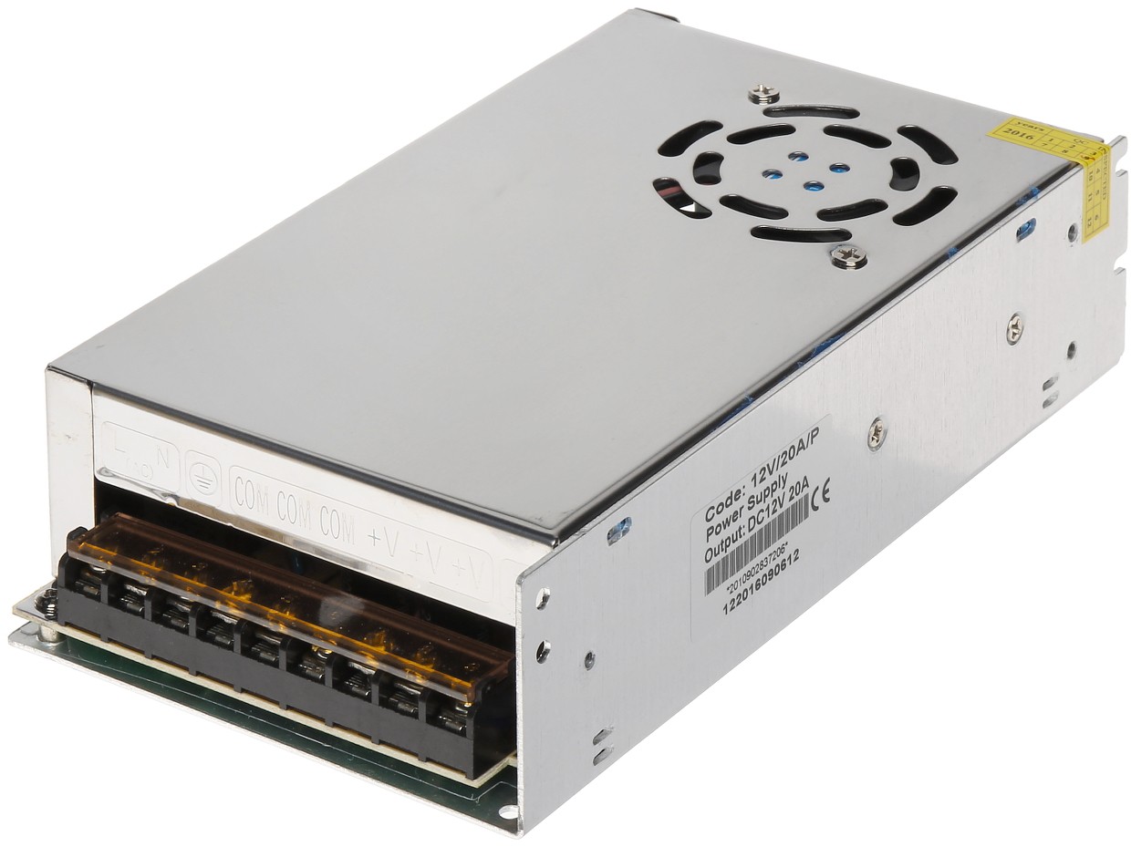Sursă de alimentare modulară 12V/20A 240W IP20 reglabilă