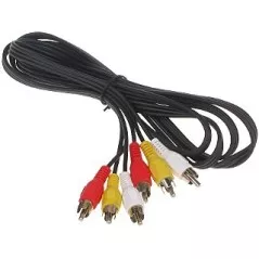 Cablu audio 3xRCA tată-3xRCA tată 1.8 m - 1