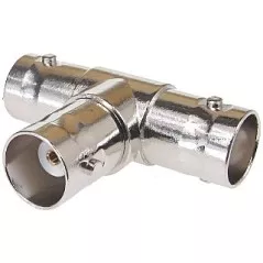 Splitter T BNC mamă - 2BNC mamă(10 buc) - 1