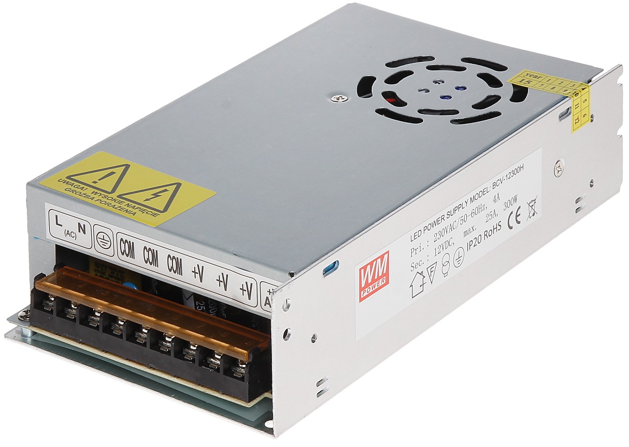 Sursă de alimentare modulară 12V/25A 300W IP20 reglabilă