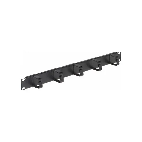 Organizator cabluri orizontal OKR-5 5 inele, de metal, 1U 19 inch  - 1