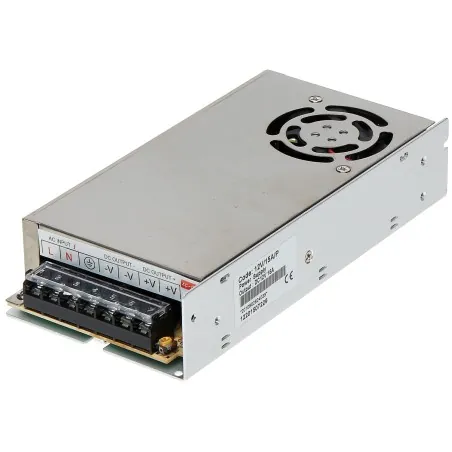 Sursă alimentare 12V 15A stabilizată cu cutie metalică și ventilator Delta Power - 1