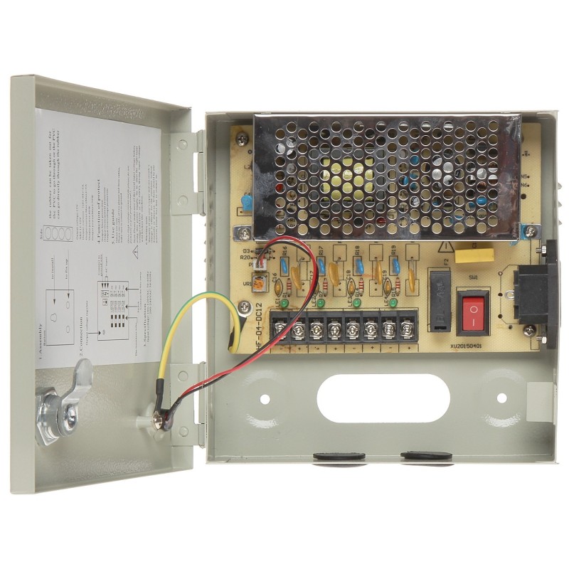 Sursă alimentare 12V/3.3A cutie metalică cu 4 ieșiri cu protecție - 1 Sursă alimentare 12V/3.3A cutie metalică cu 4 ieșiri cu protecție - 1