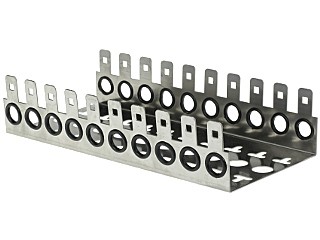 Suport inox 10 reglete LSA Krone LSA-GN-10/10