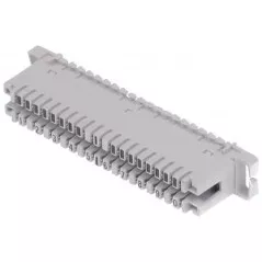 Regleta telefonica LSA-ZL/10 fara separatie 10 Perechi LSA cu deconectare Alba - 1