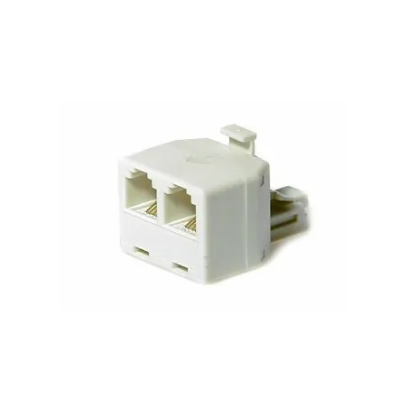Splitter telefonic RJ-11 tată - 2xRJ-11 mamă  - 1