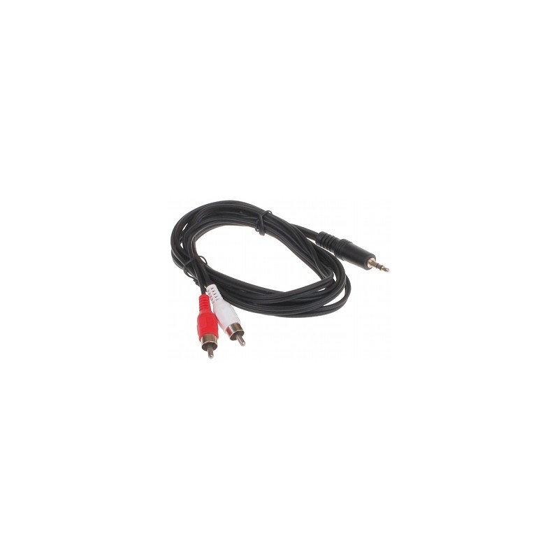 Cablu audio 2xRCA tată-jack tată 1.8 m - 1