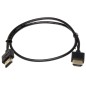 Cablu HDMI 0.5 m, ultraslim, HDMI v1.4 pentru 4K
