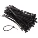 Coliere rapide/șoricei plastic 100x2.5mm, din Nylon 66, pachet 100 bucăți negre CONOTECH - 1