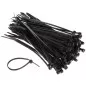 Coliere rapide/șoricei plastic 100x2.5mm, din Nylon 66, pachet 100 bucăți negre CONOTECH - 1