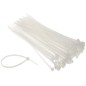 Set 100 buc Soricei - Coliere de Plastic 200x4.2 mm, din Nylon 66 albe