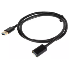 Cablu USB 3.0 prelungire USB-A mamă - USB-A tată 1m Unitek, imunitate zgomot, flexibil