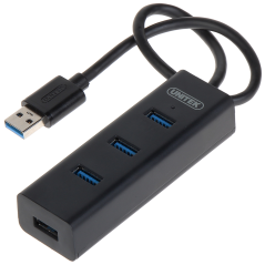 Hub 4 porturi USB 3.0 cu cablu 30 cm - 1