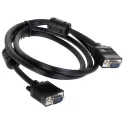 Cablu VGA 1.5 m tata-tata cu filtre EMI  - 1