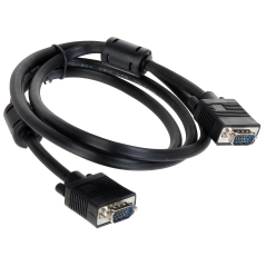 Cablu VGA 1.5 m tata-tata cu filtre EMI - 1