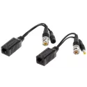 Set video balun 8 mpix +alimentare intrare UTP RJ45 TR-1RJ-HD aurit - 1 Set video balun 8 mpix +alimentare intrare UTP RJ45 TR-1RJ-HD aurit - 1