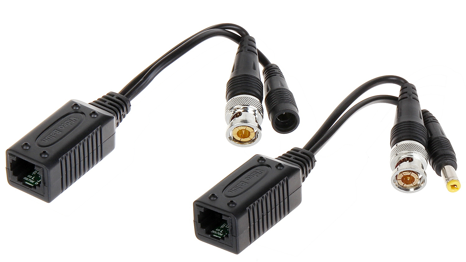 Set video balun 8 mpix +alimentare intrare UTP RJ45 TR-1RJ-HD aurit