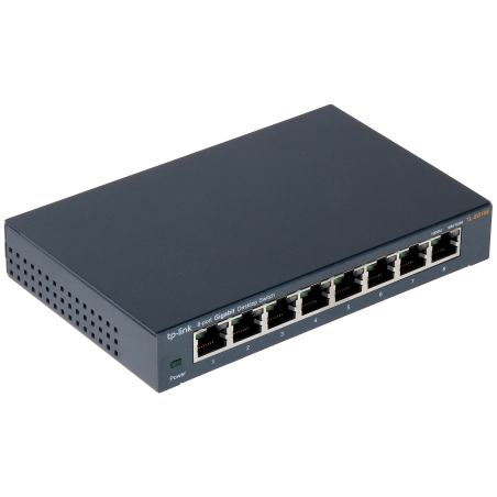 Switch 8 porturi gigabit TP-Link TL-SG108 10/100/1000 Mbps TP-LINK - 1 Switch 8 porturi gigabit TP-Link TL-SG108 10/100/1000 Mbps TP-LINK - 1