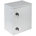 Cabinet rack etanș R10-6U/230/H de exterior cu montaj pe stâlp  - 1