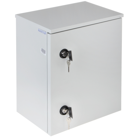 Cabinet rack etanș R10-6U/230/H de exterior cu montaj pe stâlp  - 1