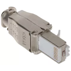 Mufă RJ-45 Cat.6A FTP metalică sertizare tool-less - 1