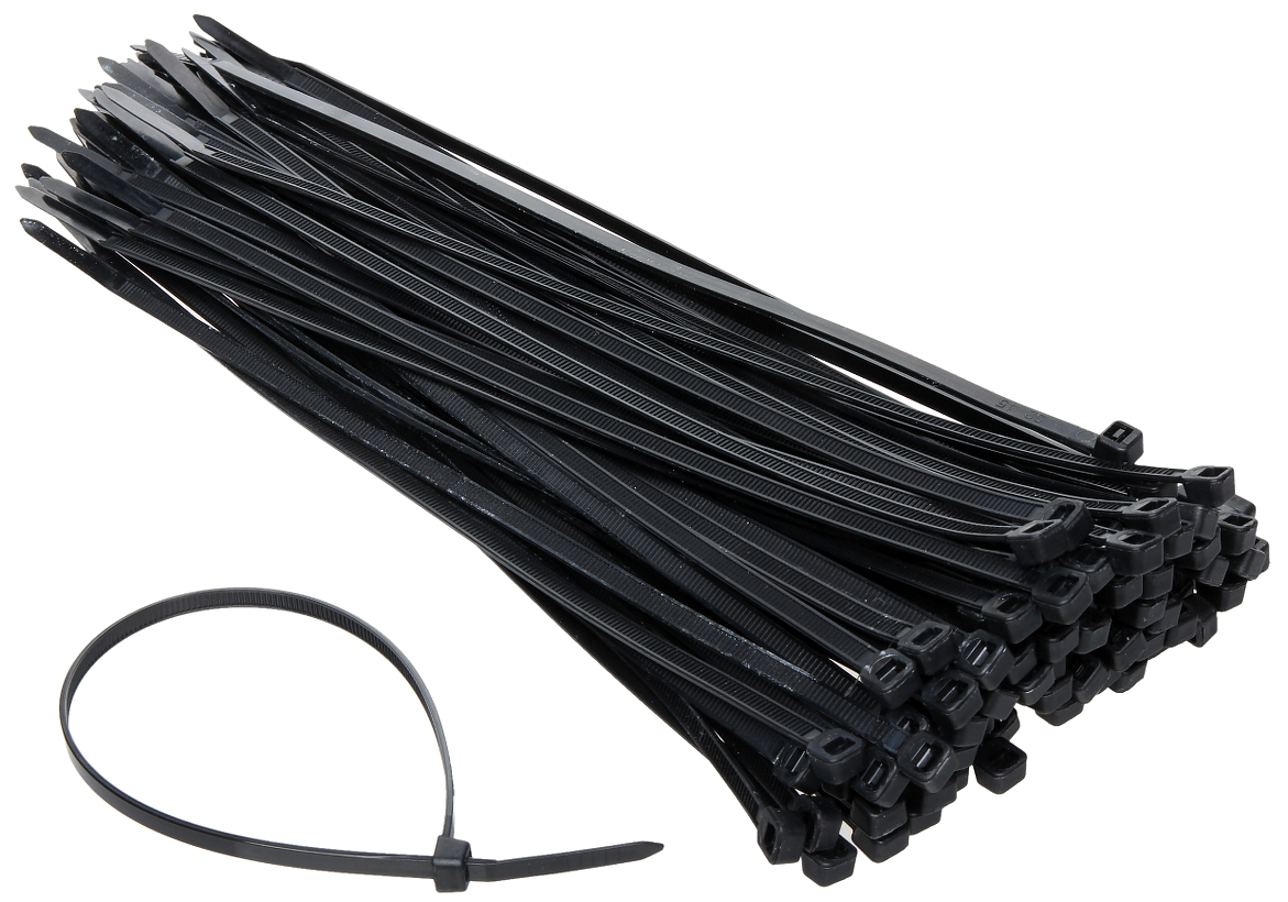 Coliere rapide/șoricei plastic 250x4.2mm, din Nylon 66, pachet 100 bucăți negre