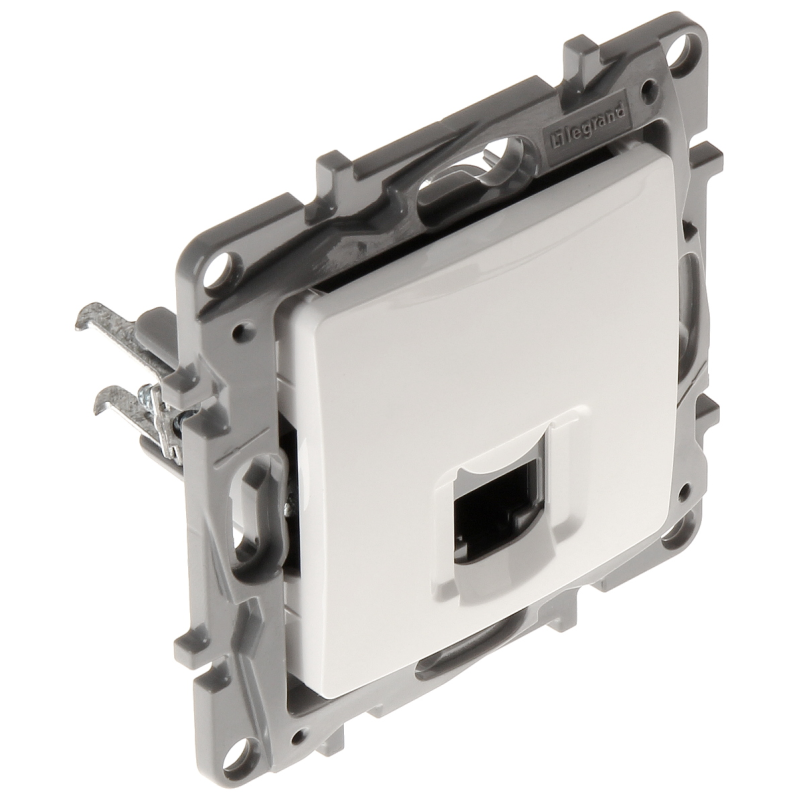 Priză RJ45 Cat5e rețea simplă alb Legrand Niloe LE-764571 - 1 Priză RJ45 Cat5e rețea simplă alb Legrand Niloe LE-764571 - 1