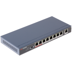 Switch cu 8 porturi PoE Hikvision DS-3E0109P-E/M, 4000 MAC - 1