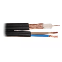 Cablu camere video RG59 + 2X0.75 de exterior cu gel 100m - 1