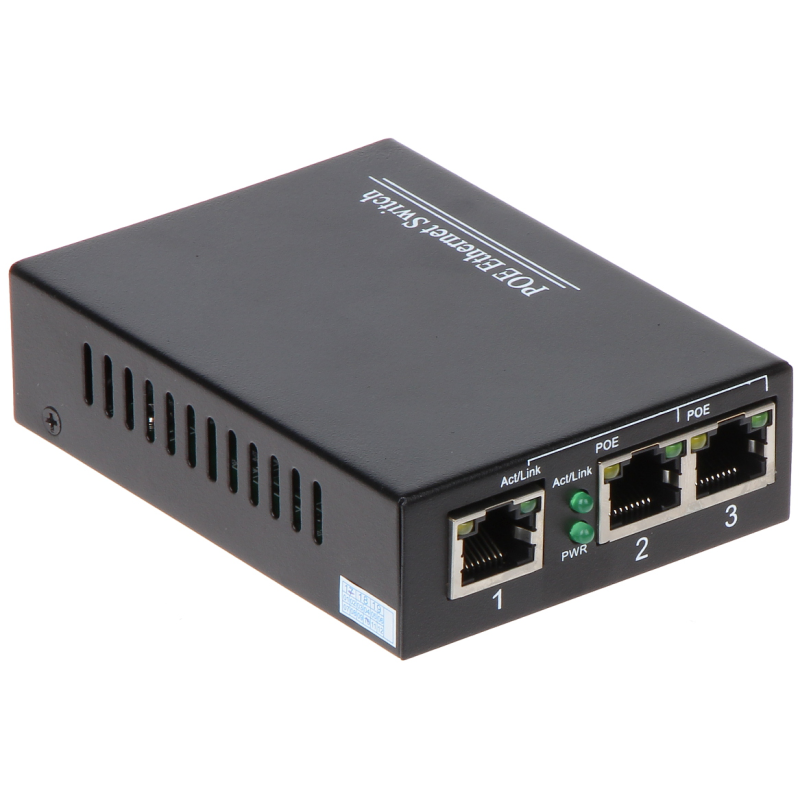 Switch PoE SPS-2P/1 2 x PoE (802.3af) + uplink - 1 Switch PoE SPS-2P/1 2 x PoE (802.3af) + uplink - 1
