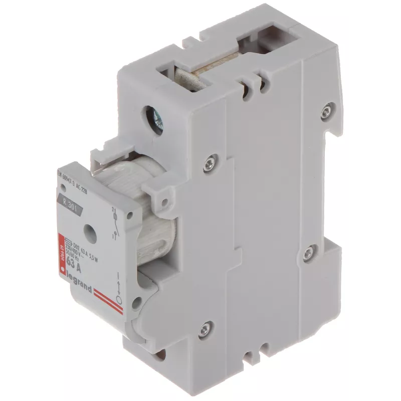 Soclu siguranță fuzibilă D02/63A monofazat Legrand LE-606609