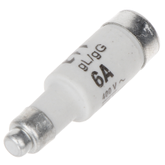 Siguranță fuzibilă ETI D01 6A 400 V gL/gG E14