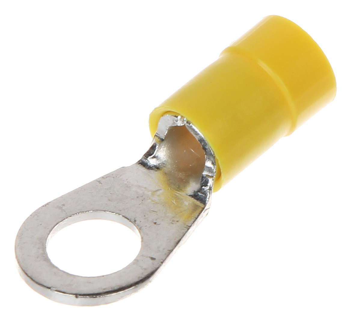 Papuc electric izolat galben KSIO pentru cabluri de 4-6mmp tip ochi Ø 6mm