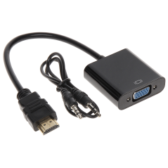 Convertor video HDMI la VGA + audio stereo - 1